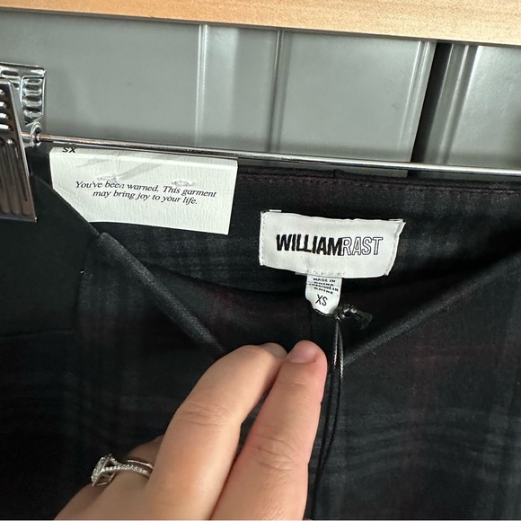 NWT William Rast Plaid Pull On Leggings - Picture 4 of 4